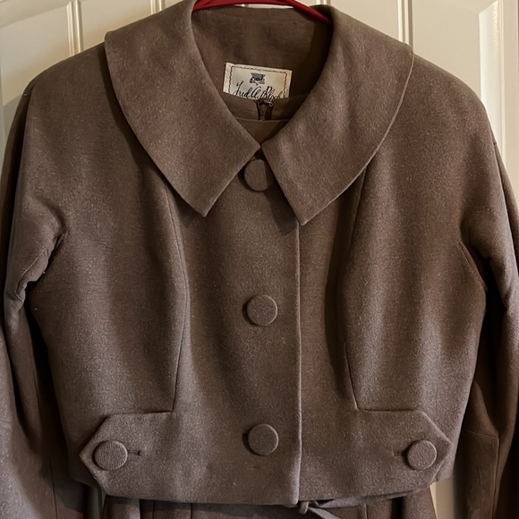 Vintage 1950’s Sheath Dress & Matching Jacket Set With Belt - Picture 3 of 13